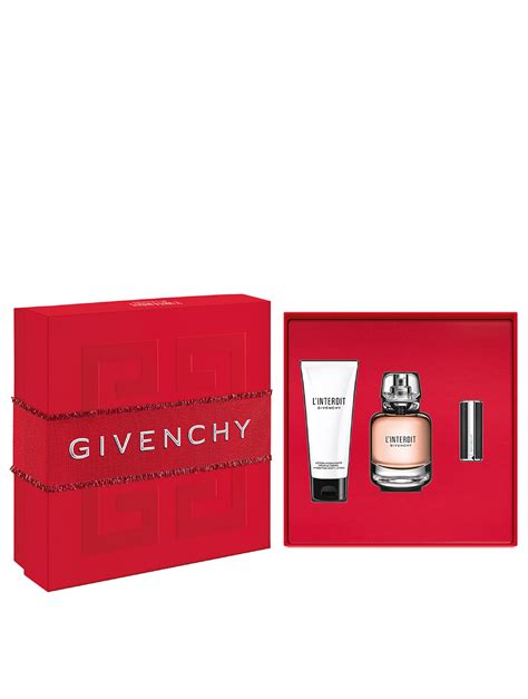 givenchy holiday gift set|givenchy l'interdit gift set boots.